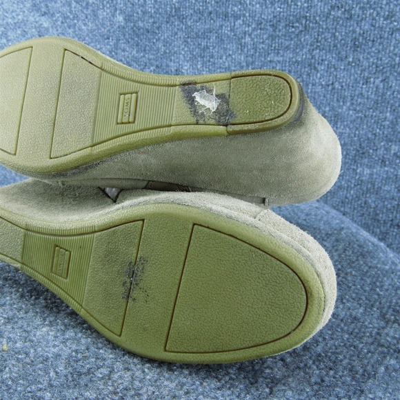 TOMS Women Ankle Boots Brown Suede Zip Size 8 Medium - Picture 8 of 9